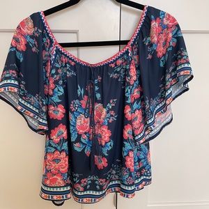 Off the shoulder blouse